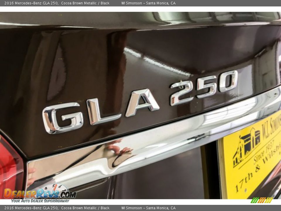 2016 Mercedes-Benz GLA 250 Cocoa Brown Metallic / Black Photo #7
