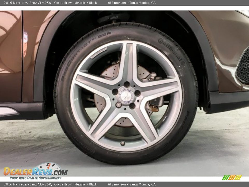 2016 Mercedes-Benz GLA 250 Cocoa Brown Metallic / Black Photo #8
