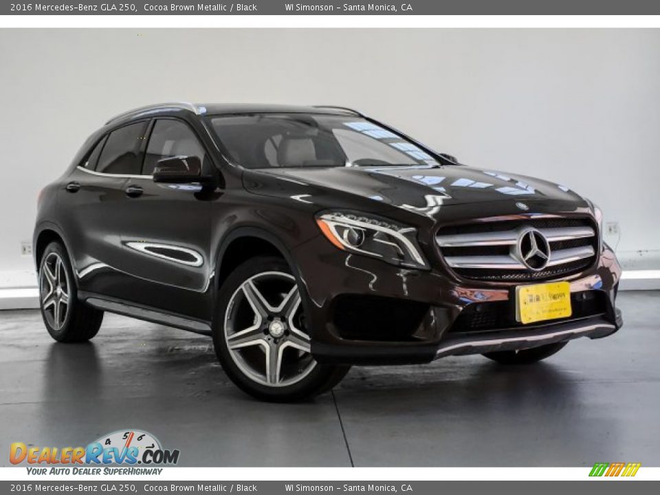 2016 Mercedes-Benz GLA 250 Cocoa Brown Metallic / Black Photo #14
