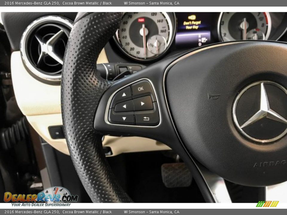 2016 Mercedes-Benz GLA 250 Cocoa Brown Metallic / Black Photo #19