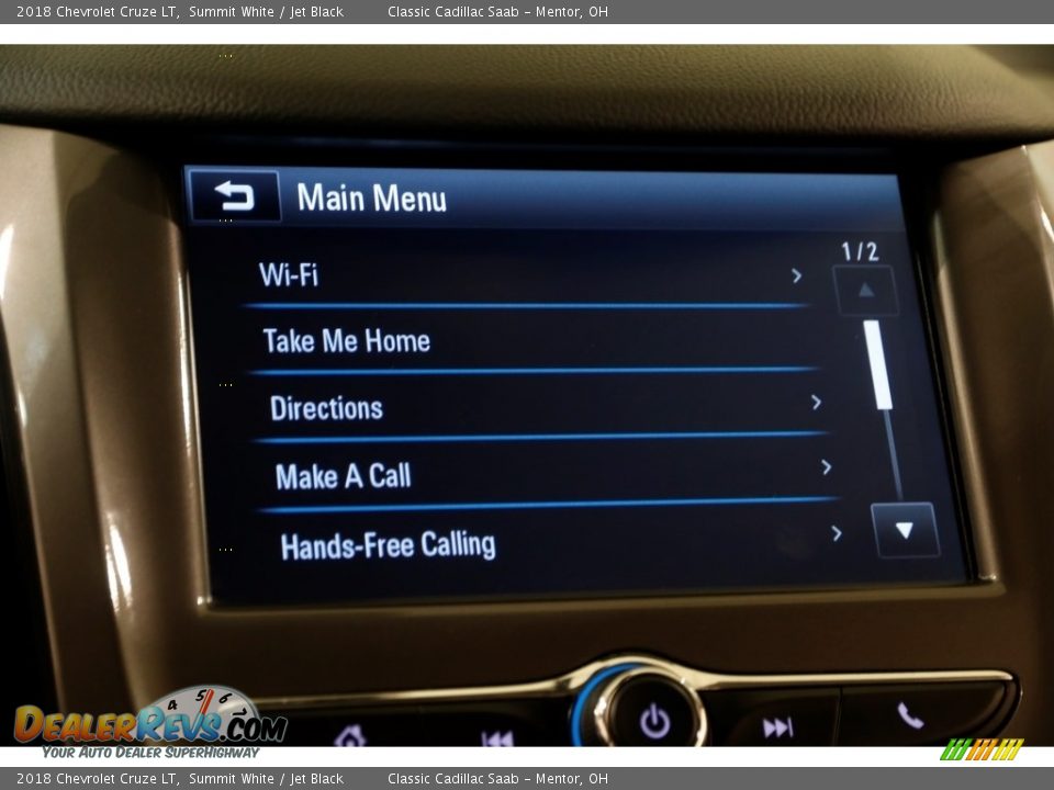 2018 Chevrolet Cruze LT Summit White / Jet Black Photo #14