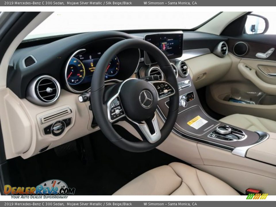 2019 Mercedes-Benz C 300 Sedan Mojave Silver Metallic / Silk Beige/Black Photo #4