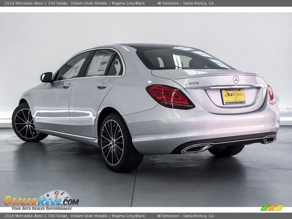 2019 Mercedes-Benz C 300 Sedan Iridium Silver Metallic / Magma Grey/Black Photo #2