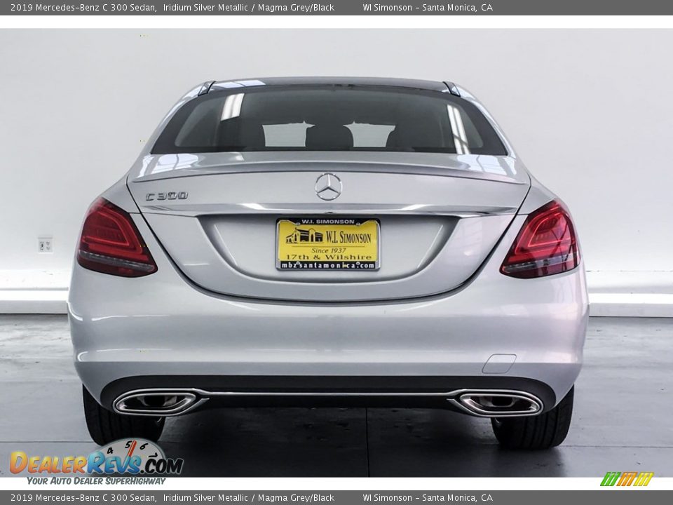 2019 Mercedes-Benz C 300 Sedan Iridium Silver Metallic / Magma Grey/Black Photo #3