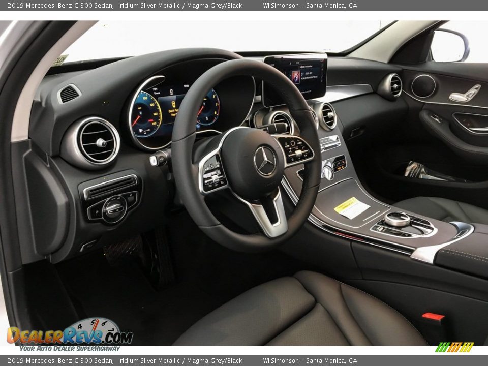 2019 Mercedes-Benz C 300 Sedan Iridium Silver Metallic / Magma Grey/Black Photo #4
