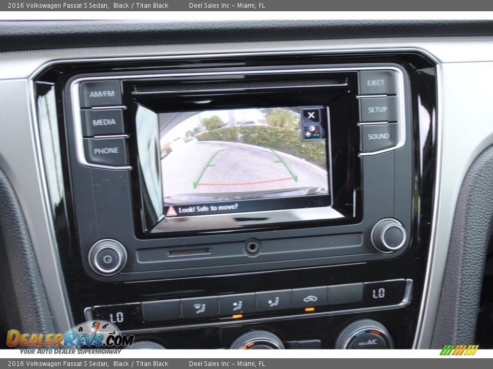 2016 Volkswagen Passat S Sedan Black / Titan Black Photo #16