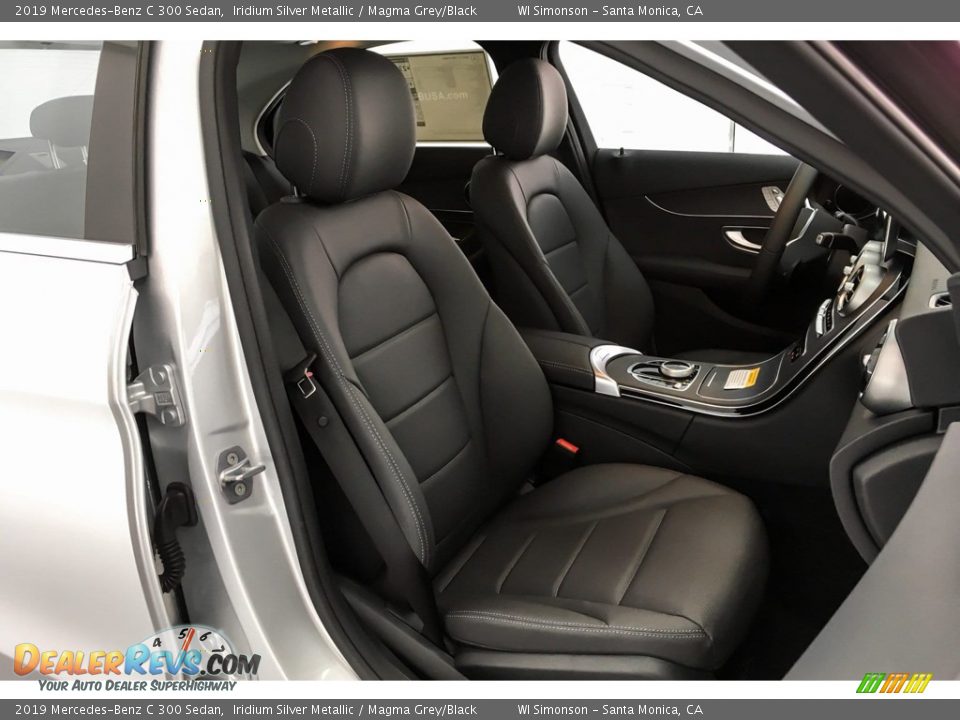 2019 Mercedes-Benz C 300 Sedan Iridium Silver Metallic / Magma Grey/Black Photo #5