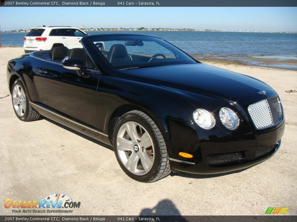 2007 Bentley Continental GTC Diamond Black / Beluga Photo #1