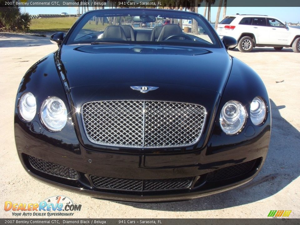 2007 Bentley Continental GTC Diamond Black / Beluga Photo #2