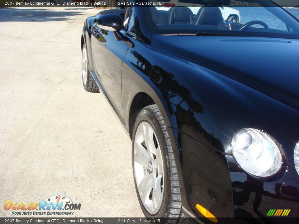 2007 Bentley Continental GTC Diamond Black / Beluga Photo #9