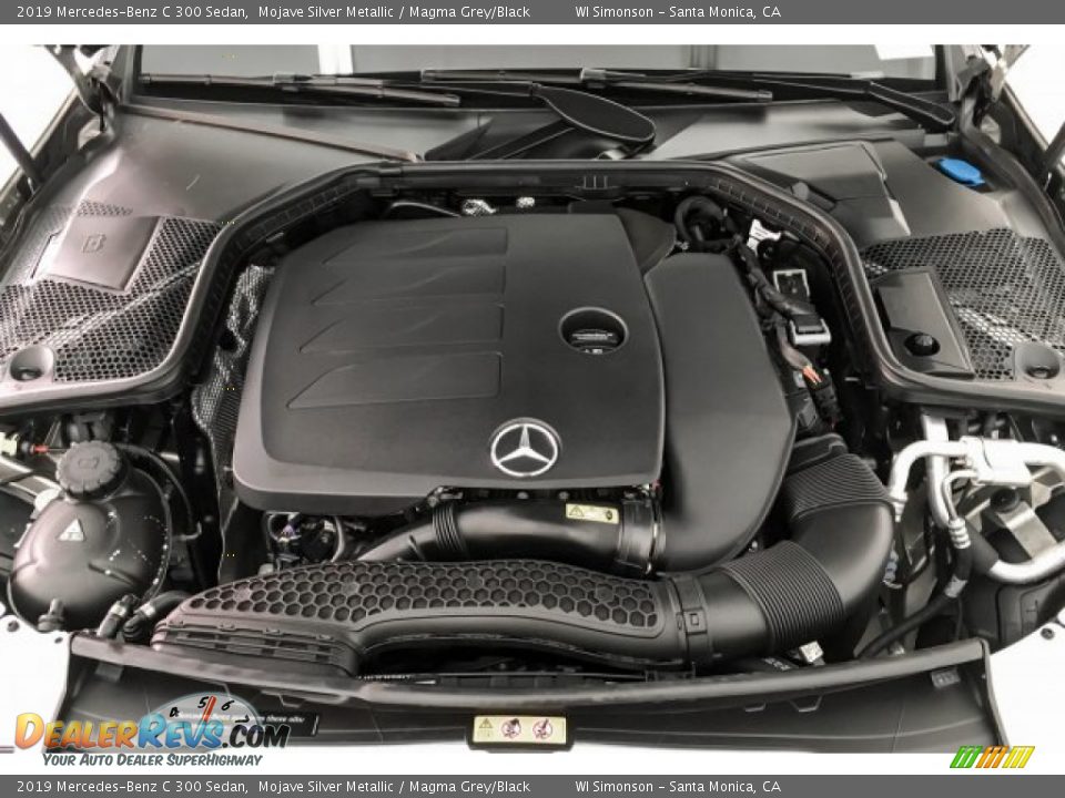 2019 Mercedes-Benz C 300 Sedan Mojave Silver Metallic / Magma Grey/Black Photo #8