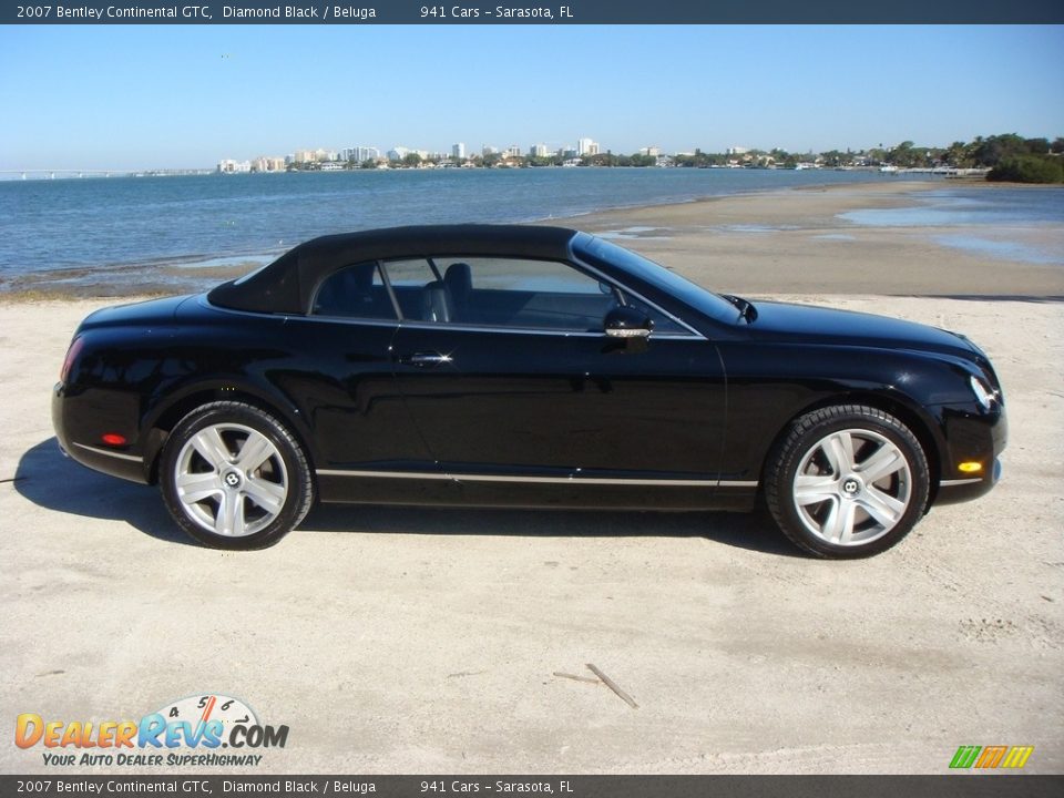 2007 Bentley Continental GTC Diamond Black / Beluga Photo #26