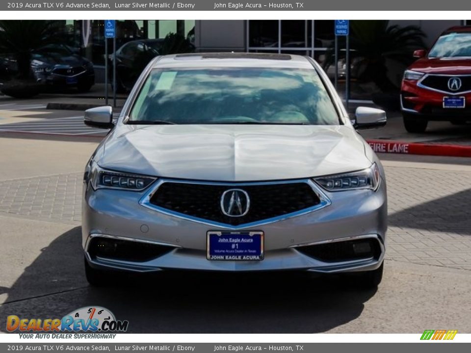 2019 Acura TLX V6 Advance Sedan Lunar Silver Metallic / Ebony Photo #2