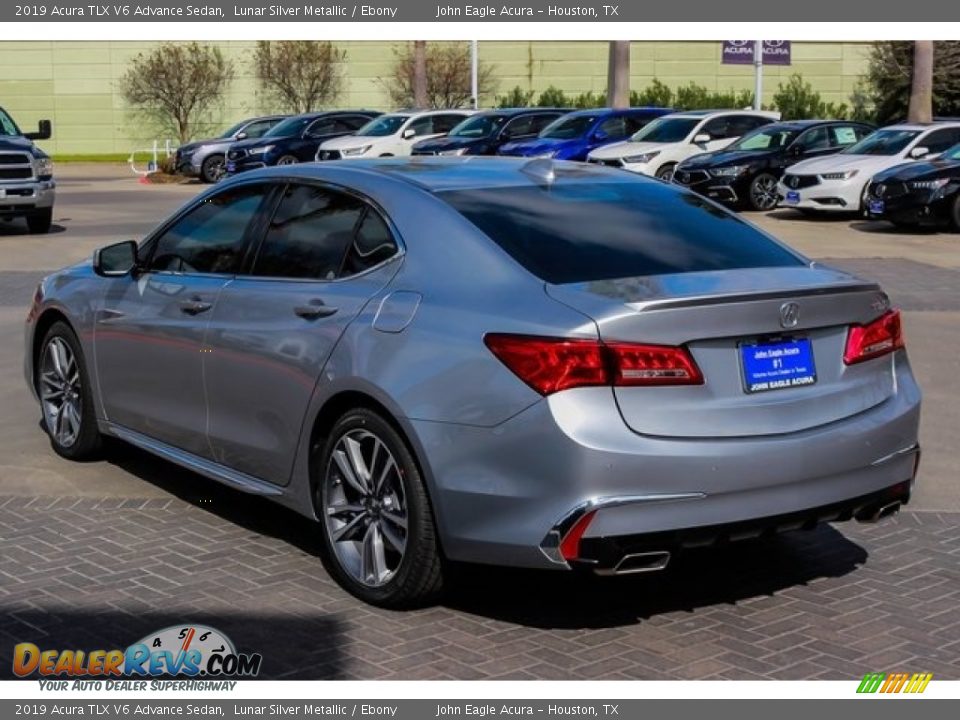 2019 Acura TLX V6 Advance Sedan Lunar Silver Metallic / Ebony Photo #4