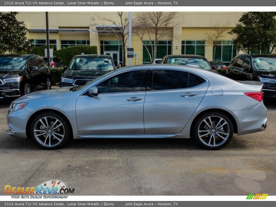 2019 Acura TLX V6 Advance Sedan Lunar Silver Metallic / Ebony Photo #5