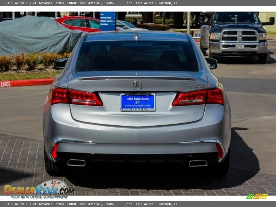 2019 Acura TLX V6 Advance Sedan Lunar Silver Metallic / Ebony Photo #6
