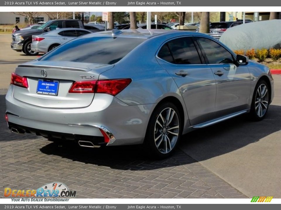 2019 Acura TLX V6 Advance Sedan Lunar Silver Metallic / Ebony Photo #7