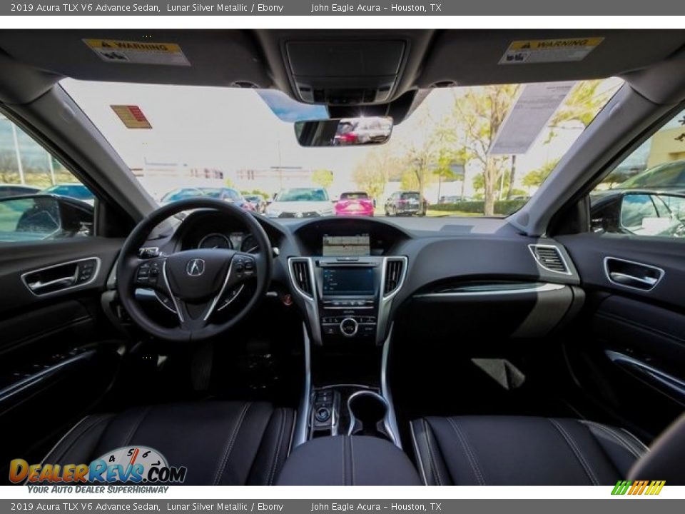 2019 Acura TLX V6 Advance Sedan Lunar Silver Metallic / Ebony Photo #9