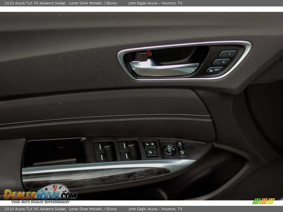 2019 Acura TLX V6 Advance Sedan Lunar Silver Metallic / Ebony Photo #13