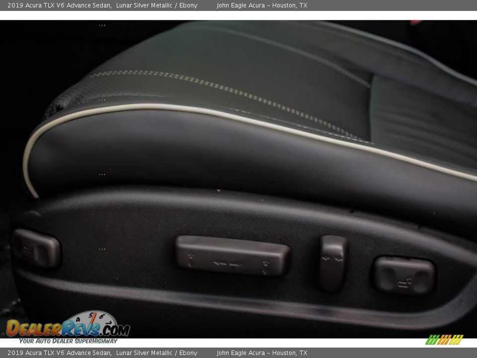 2019 Acura TLX V6 Advance Sedan Lunar Silver Metallic / Ebony Photo #14