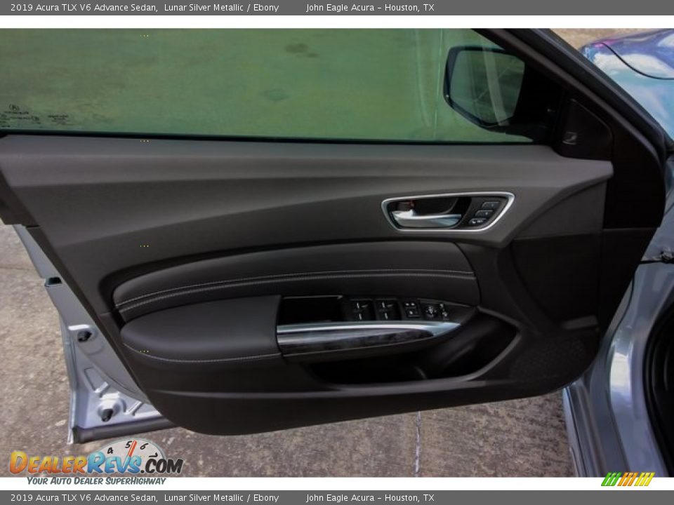 2019 Acura TLX V6 Advance Sedan Lunar Silver Metallic / Ebony Photo #15