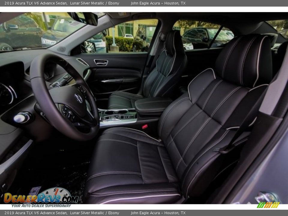 2019 Acura TLX V6 Advance Sedan Lunar Silver Metallic / Ebony Photo #16
