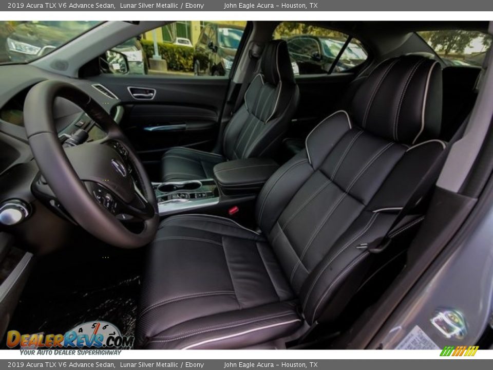 2019 Acura TLX V6 Advance Sedan Lunar Silver Metallic / Ebony Photo #17