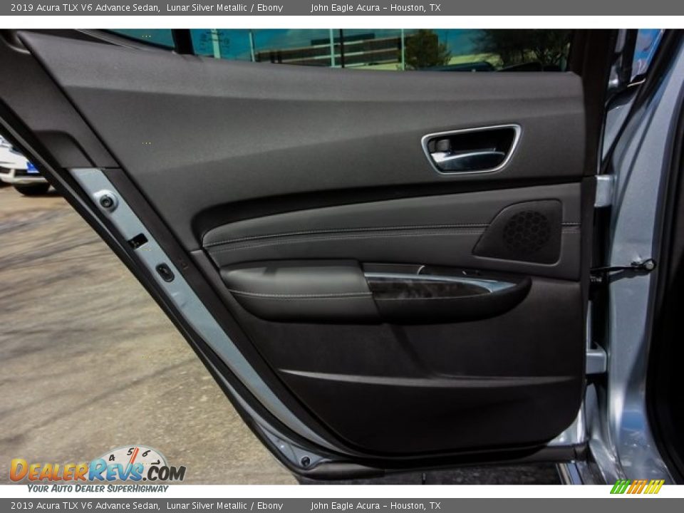 2019 Acura TLX V6 Advance Sedan Lunar Silver Metallic / Ebony Photo #18