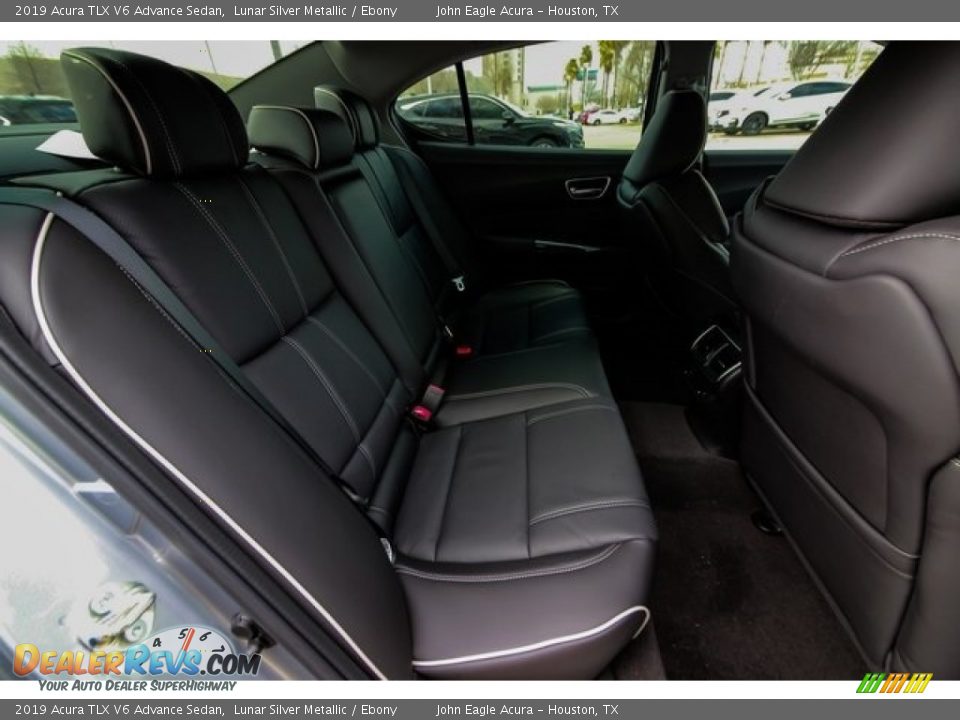 2019 Acura TLX V6 Advance Sedan Lunar Silver Metallic / Ebony Photo #22