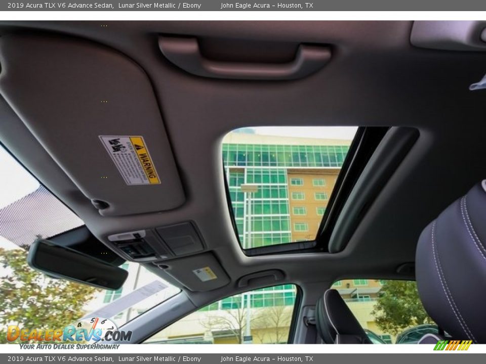 2019 Acura TLX V6 Advance Sedan Lunar Silver Metallic / Ebony Photo #25