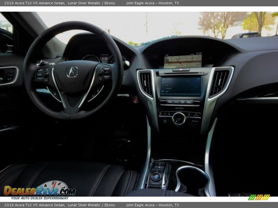 2019 Acura TLX V6 Advance Sedan Lunar Silver Metallic / Ebony Photo #27