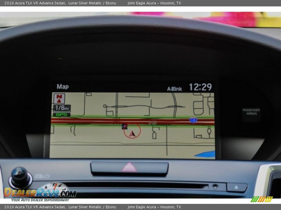 2019 Acura TLX V6 Advance Sedan Lunar Silver Metallic / Ebony Photo #29