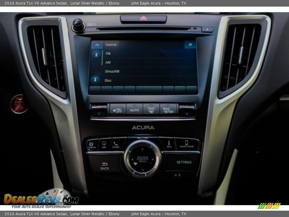 2019 Acura TLX V6 Advance Sedan Lunar Silver Metallic / Ebony Photo #30