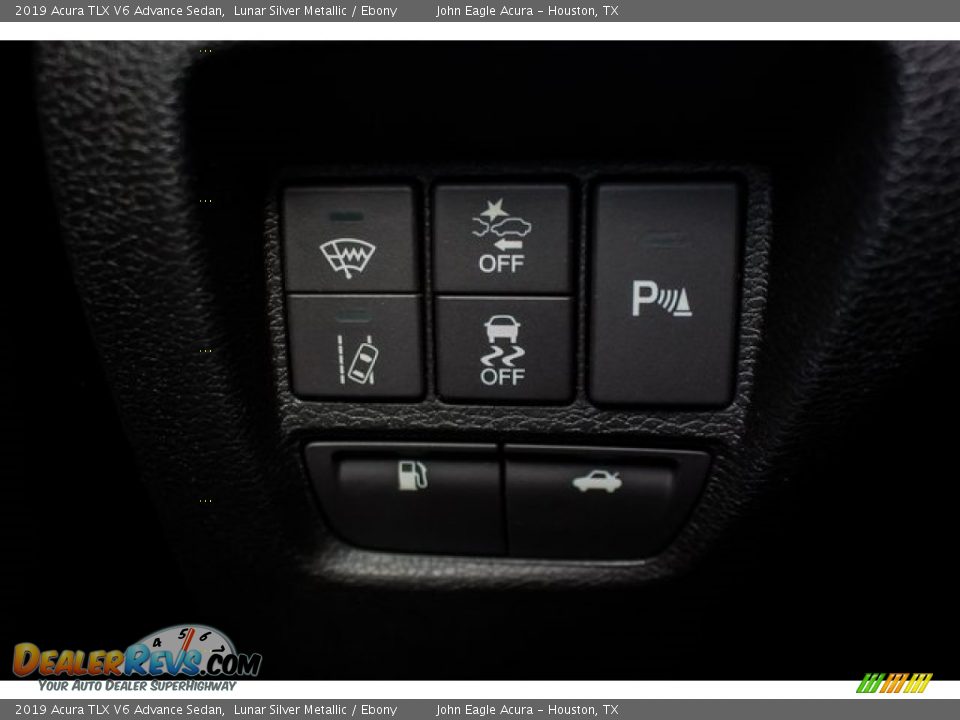 2019 Acura TLX V6 Advance Sedan Lunar Silver Metallic / Ebony Photo #32