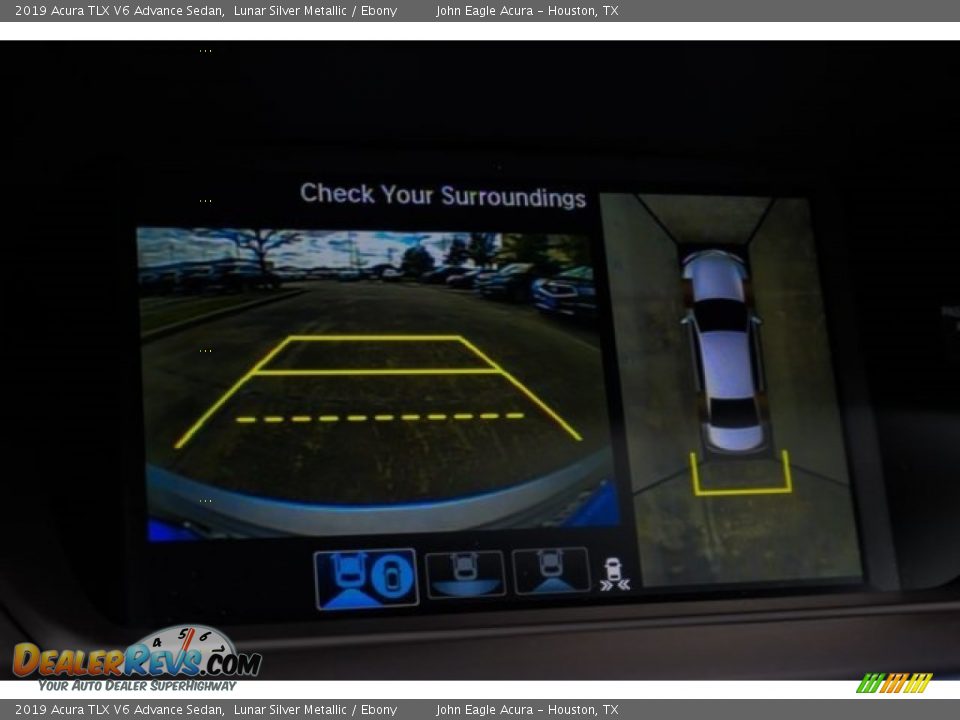 2019 Acura TLX V6 Advance Sedan Lunar Silver Metallic / Ebony Photo #34