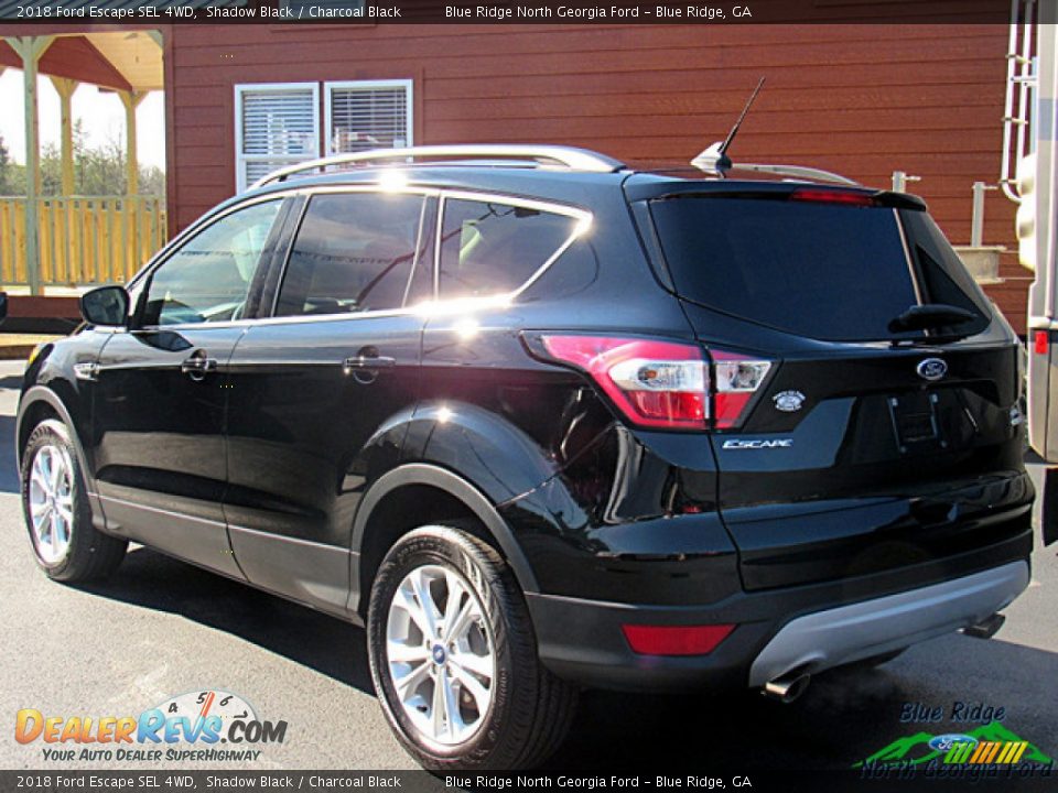 2018 Ford Escape SEL 4WD Shadow Black / Charcoal Black Photo #3