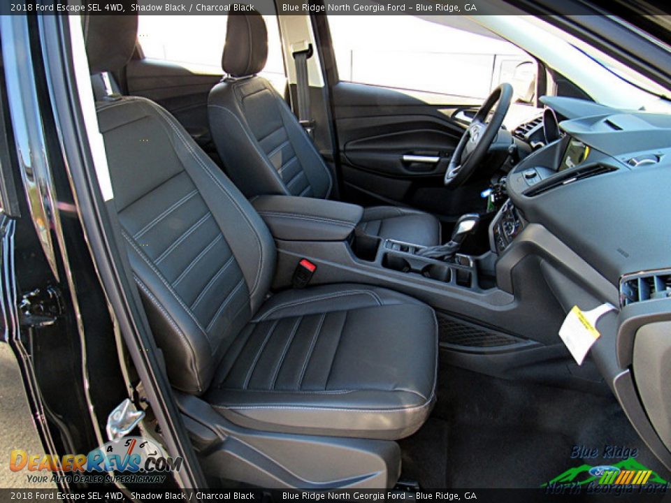 2018 Ford Escape SEL 4WD Shadow Black / Charcoal Black Photo #11