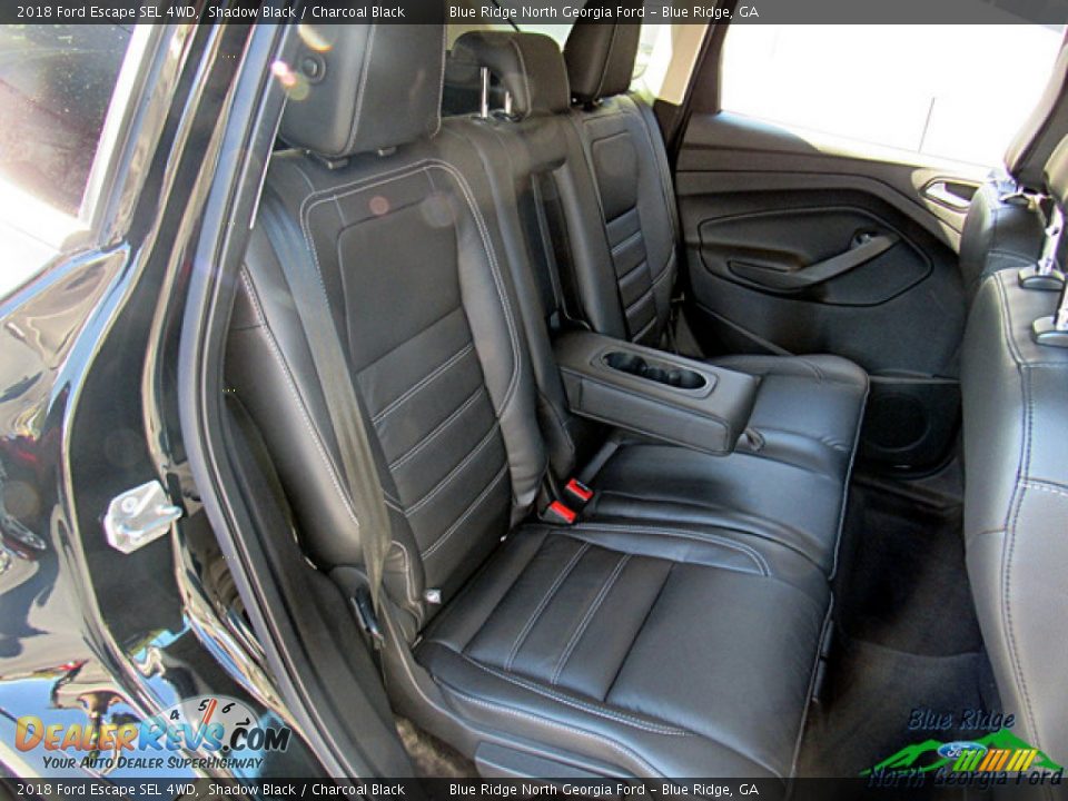 2018 Ford Escape SEL 4WD Shadow Black / Charcoal Black Photo #12