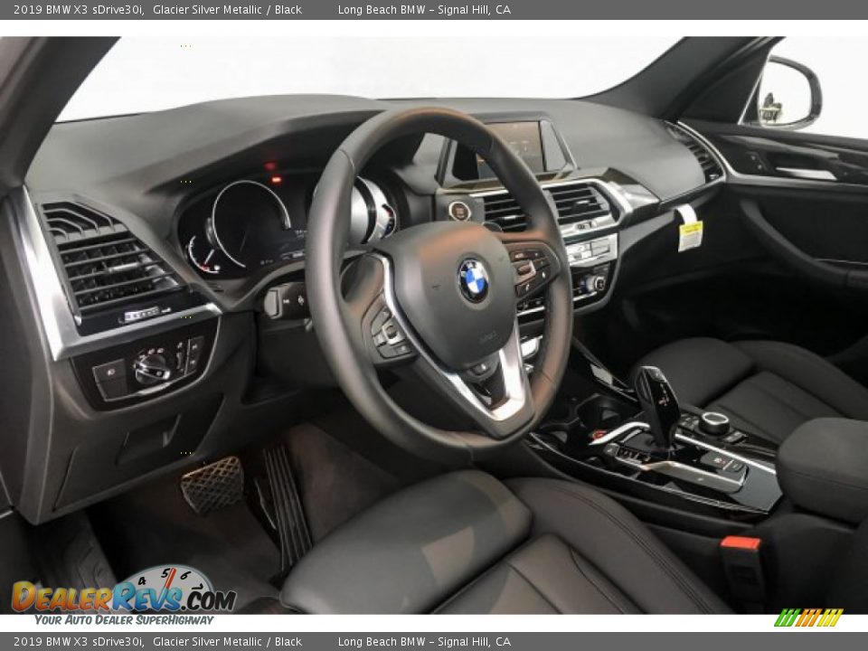 2019 BMW X3 sDrive30i Glacier Silver Metallic / Black Photo #4