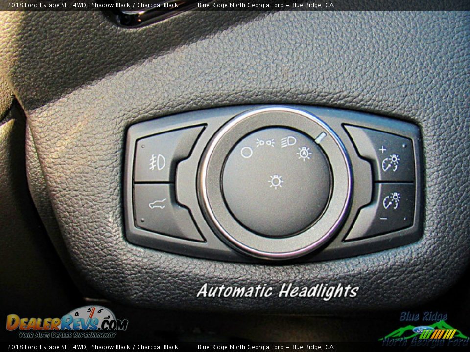 2018 Ford Escape SEL 4WD Shadow Black / Charcoal Black Photo #19