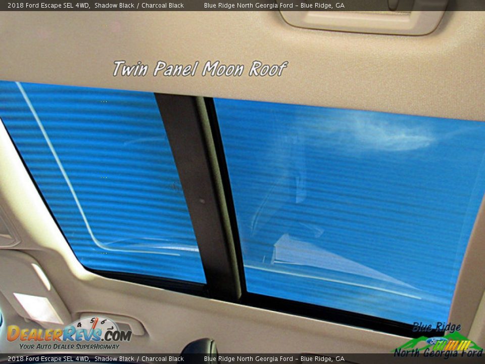 2018 Ford Escape SEL 4WD Shadow Black / Charcoal Black Photo #21
