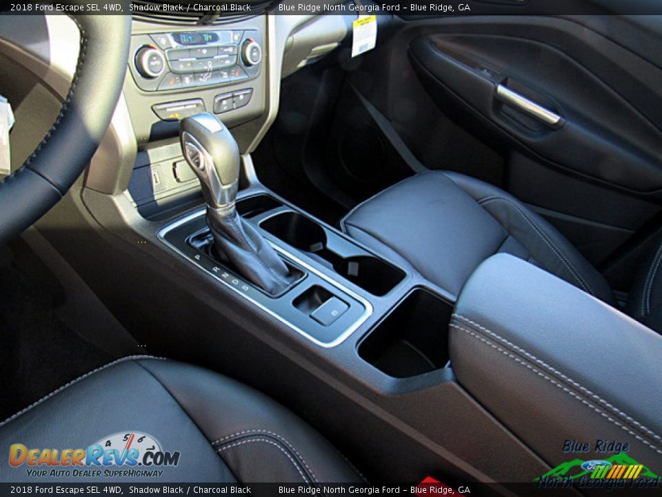 2018 Ford Escape SEL 4WD Shadow Black / Charcoal Black Photo #22