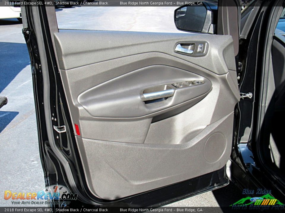 2018 Ford Escape SEL 4WD Shadow Black / Charcoal Black Photo #27