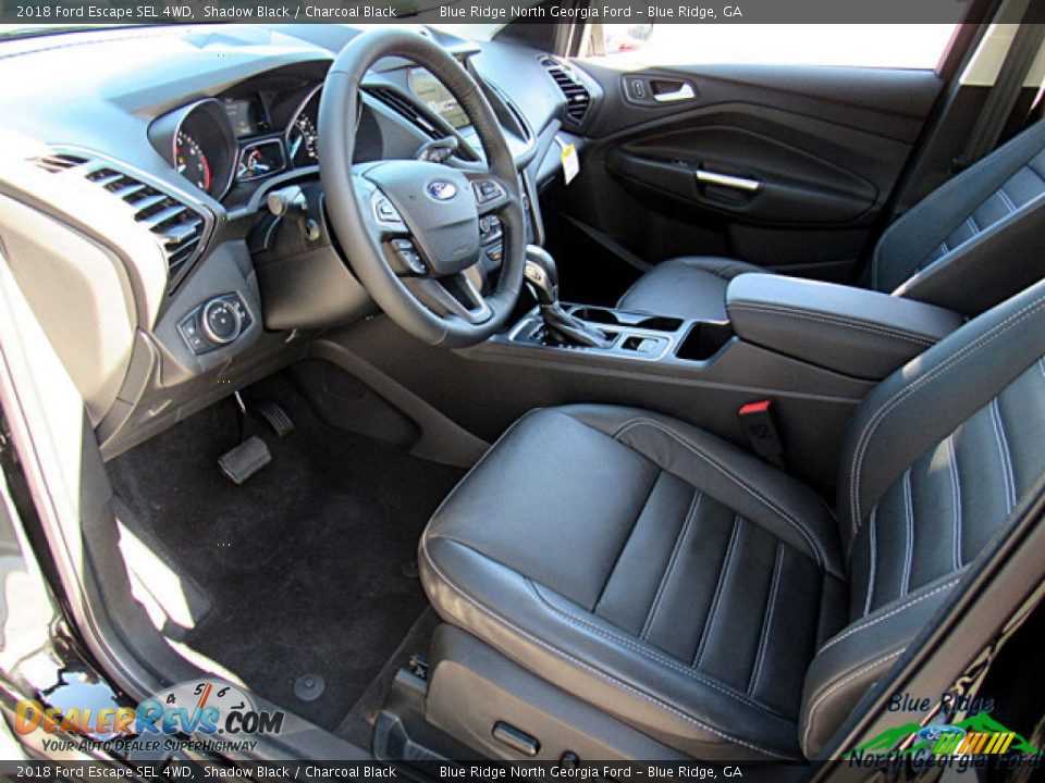 2018 Ford Escape SEL 4WD Shadow Black / Charcoal Black Photo #28