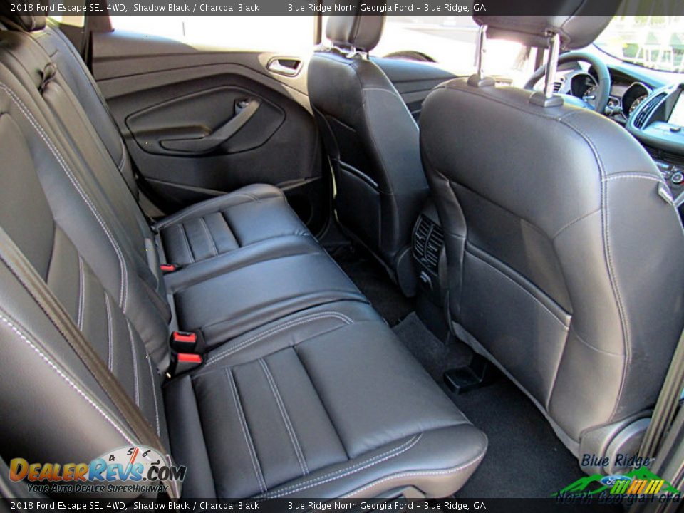 2018 Ford Escape SEL 4WD Shadow Black / Charcoal Black Photo #30