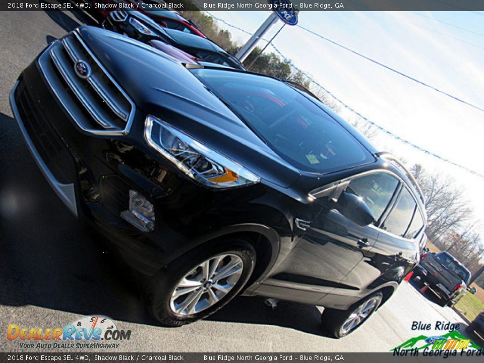 2018 Ford Escape SEL 4WD Shadow Black / Charcoal Black Photo #31