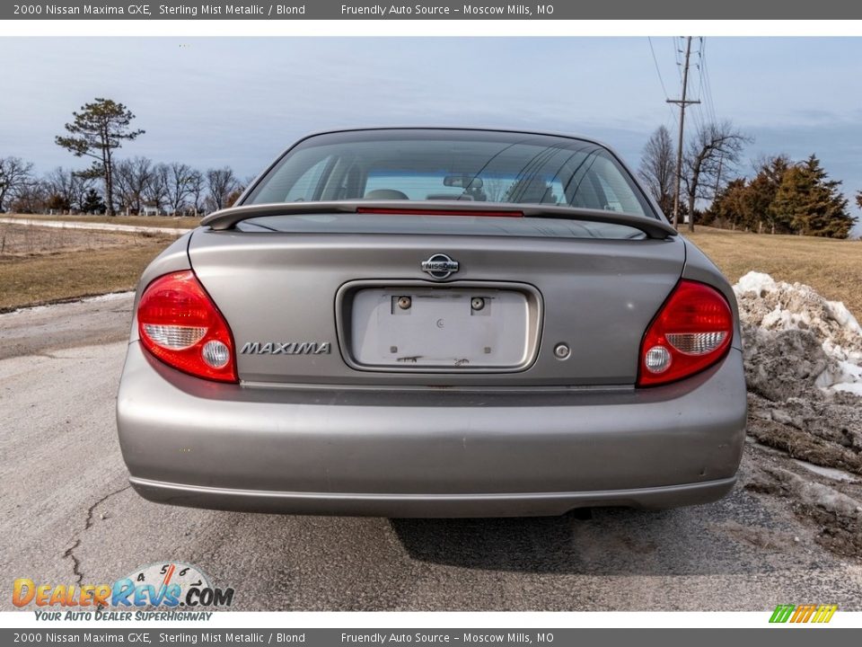 2000 Nissan Maxima GXE Sterling Mist Metallic / Blond Photo #5