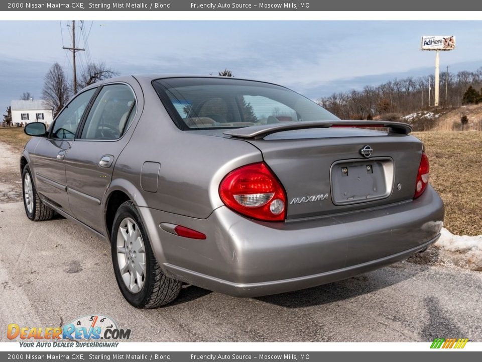 2000 Nissan Maxima GXE Sterling Mist Metallic / Blond Photo #6