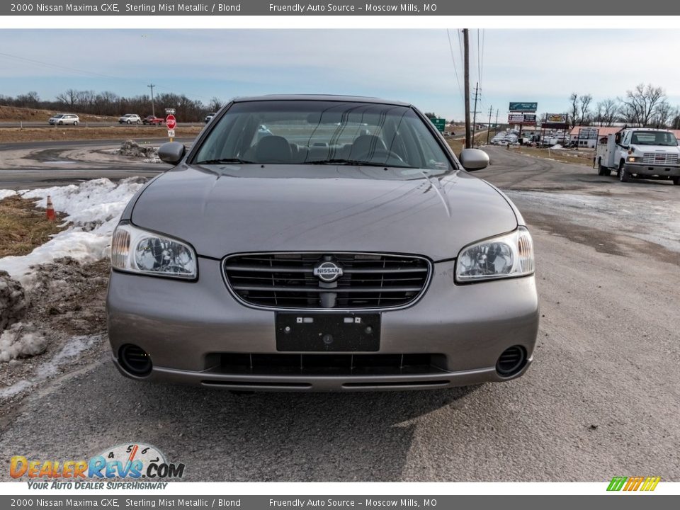 2000 Nissan Maxima GXE Sterling Mist Metallic / Blond Photo #9