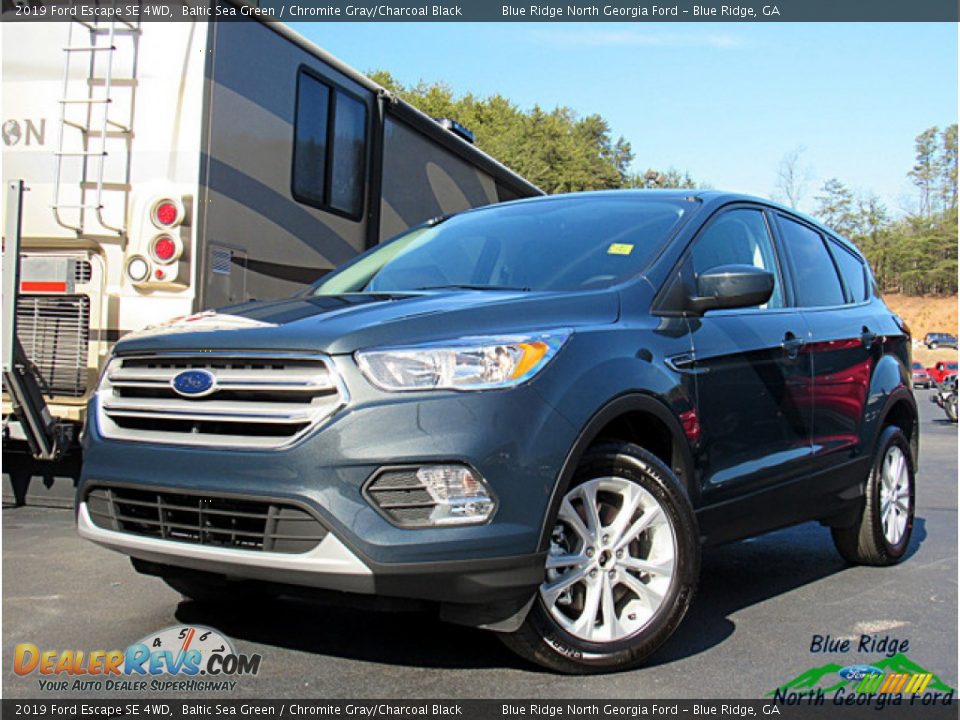 2019 Ford Escape SE 4WD Baltic Sea Green / Chromite Gray/Charcoal Black Photo #1